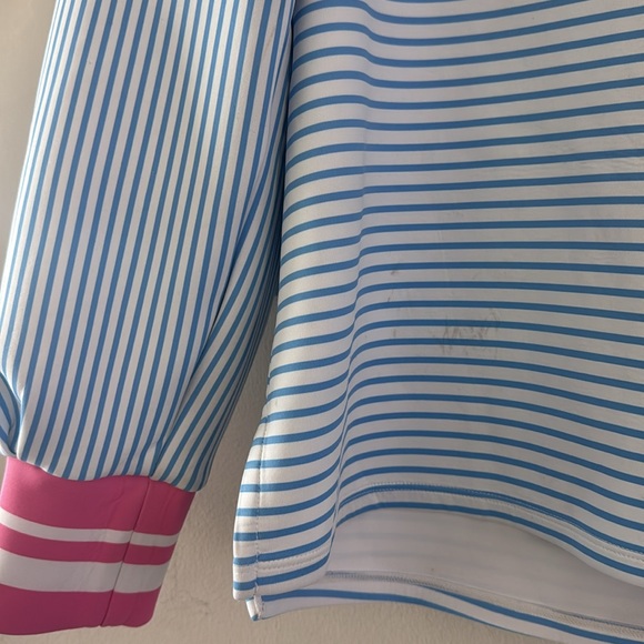 Addison Bay Easy Rugby in White/Matisse/Petal - Picture 5 of 10